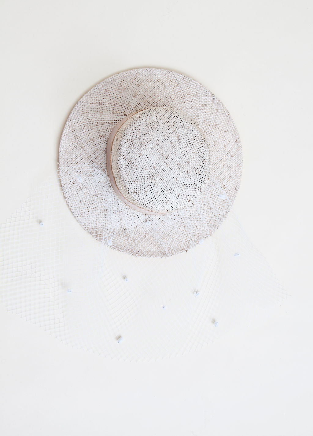Franciska Straw Wedding hat
